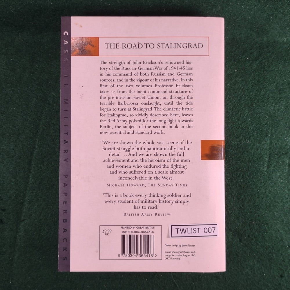 The Road to Stalingrad John Erickson softcover Very Good The