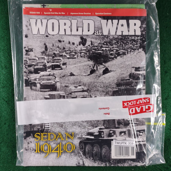 Sedan: The Decisive Battle for France, May 1940  (Game + Magazine) - Decision Games - Unpunched