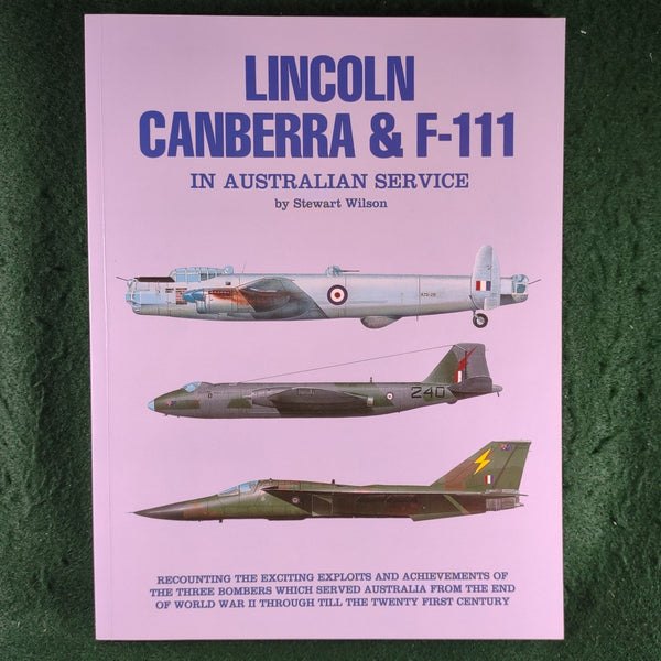 Lincoln, Canberra & F-111 - Stewart Wilson - softcover - INCOMPLETE