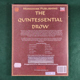 The Quintessential Drow - MGP 4018 - d20 - Mongoose Publishing - Softcover - Very Good