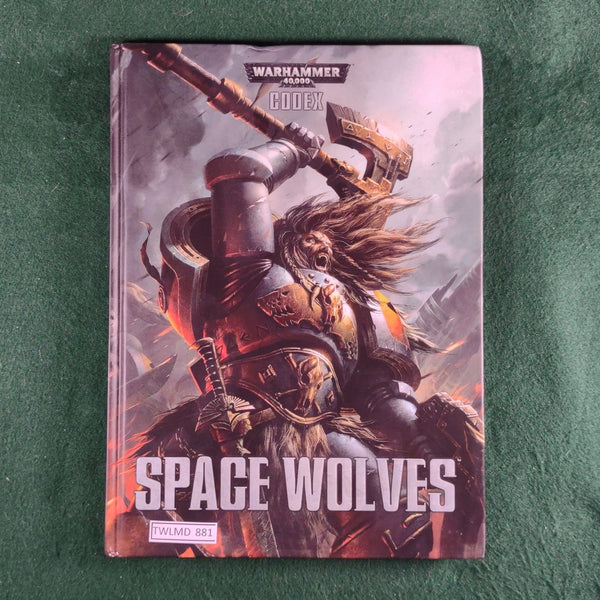 Space Wolves Codex - Warhammer 40K 7th edition - damaged cover