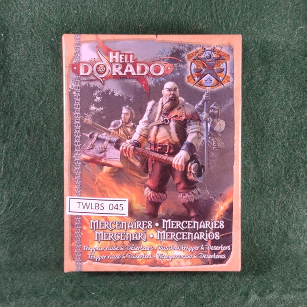 Mercenaries: Russian trapper and Deserters - Hell Dorado Miniatures Game - Asmodee - In Shrinkwrap
