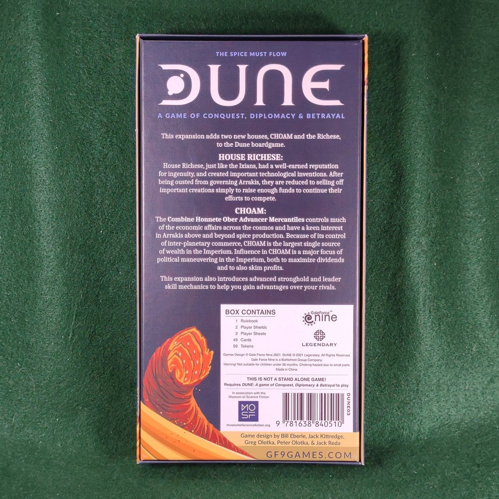 Gale Force Nine Dune Un Gioco di conquista e diplomazia Gale Force Nine Dune Un Gioco di conquista e diplomazia