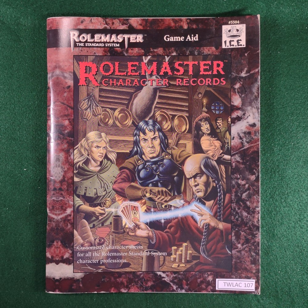 Rolemaster Character Records - Rolemaster RMSS - ICE 5504 - Softcover ...