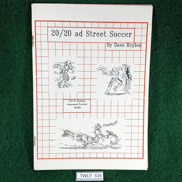 20/20 AD Street Soccer -SciFi Armoured Football Rules - Dave Hoyle - Museum Miniatures