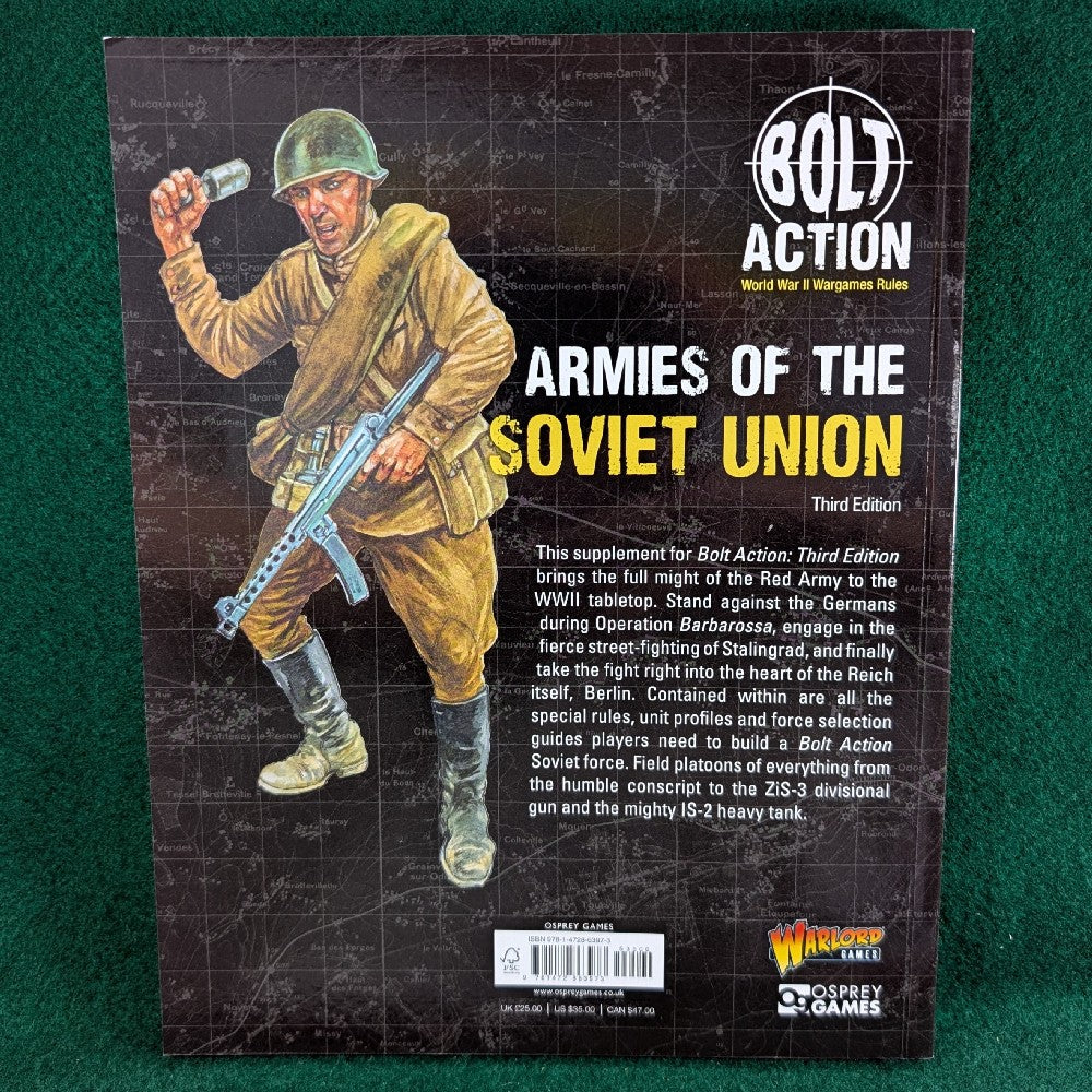 Armies of the Soviet Union 3rd Edition - Bolt Action book - Warlord Ga ...