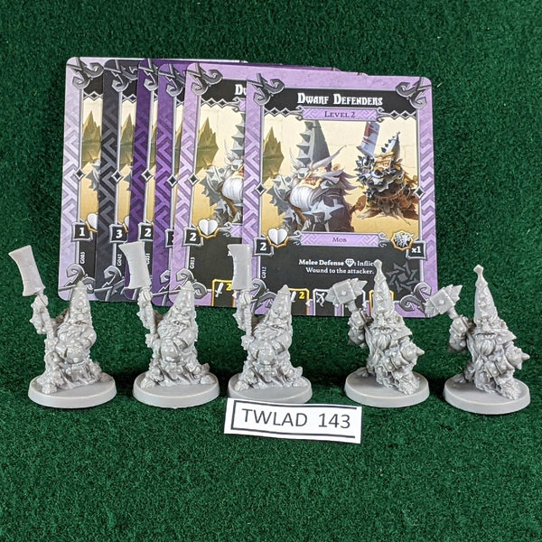 Dwarf Defenders - Massive Darkness - inc cards
