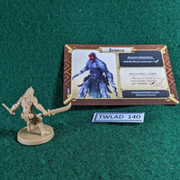 Sicarius Kickstarter Exclusive figure - Massive Darkness - inc card