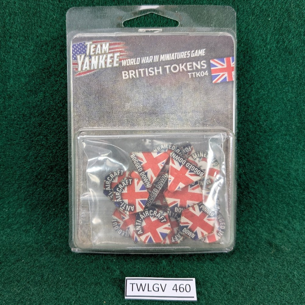 Team Yankee British Token Set - TTK04 - Battlefront/Team Yankee – The ...