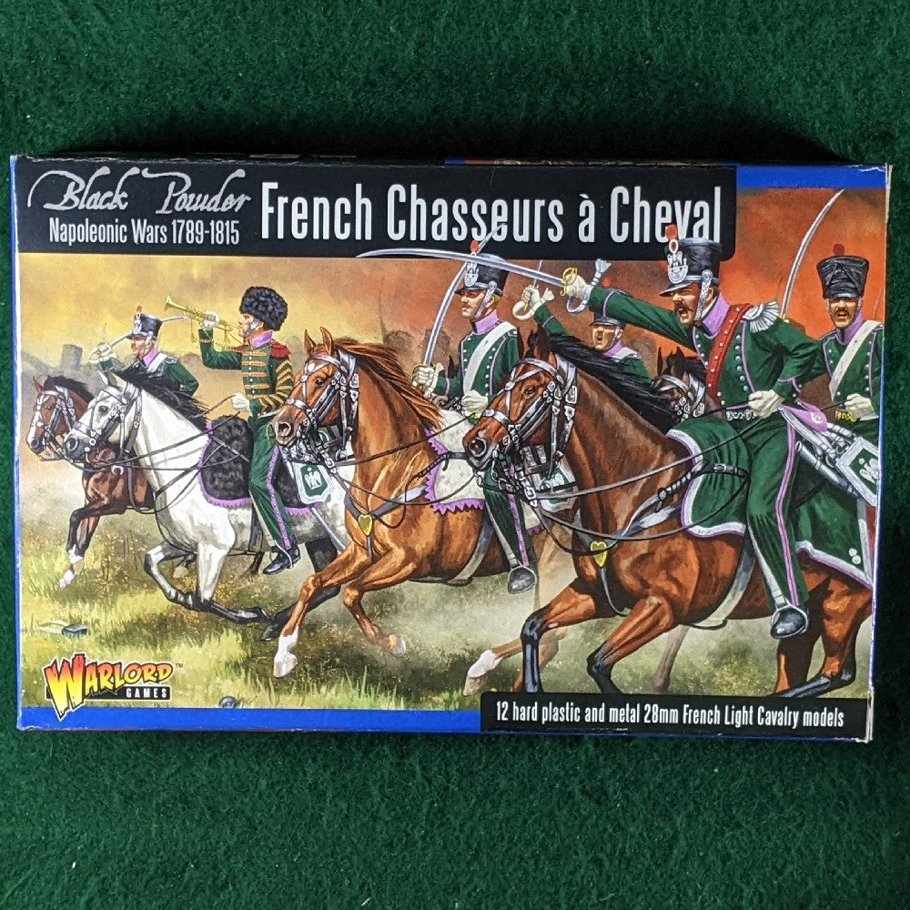 French Napoleonic Chasseur a Cheval 12 miniatures Warlord