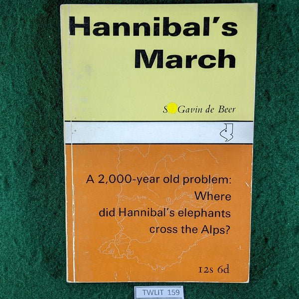 Hannibal's March - Sir Gavin de Beer - paperback