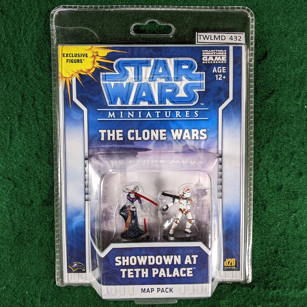 Showdown At Teth Palace Star Wars Miniatures Clone Wars tear in