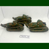 Renault FT-17 tanks - 1/56th - 3 vehicles - Painted - Brigade Games + other