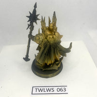 Chaos Sorceror Lord in Terminator Armour - Warhammer 40K - assembled, undercoated