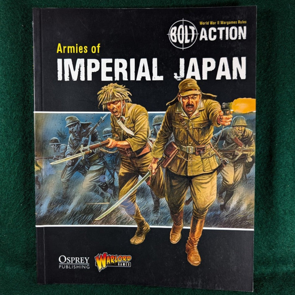 Armies of Imperial Japan Bolt Action Army book for 1st/2nd ed. War