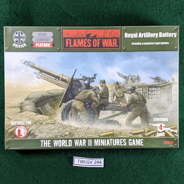 Royal Artillery Battery - BBX09 - Flames of War 15mm WWII