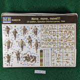 Move, move, move!!! US Soldiers Operation Overlord 1944 - 1/35 - Master Box MB35130