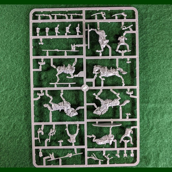 French Napoleonic Imperial Guard Lancers Command Sprue - Victrix