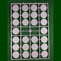 Renedra Bases - 25mm Round Paved effect Wargaming Bases (26)