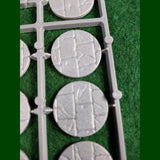 Renedra Bases - 25mm Round Paved effect Wargaming Bases (26) 1 sprue