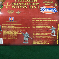 Anglo Dane Late Saxon Huscarl Command sprue by Victrix assembly guide