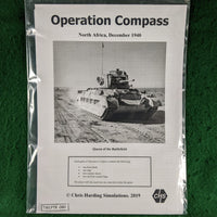 Operation Compass - North Africa, December 1940 - Chris Harding Simulations - Excellent