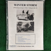 Winter Storm - 57th Pz Corps attempt to Relieve Stalingrad, Dec '42 - Chris Harding Simulations - Excellent