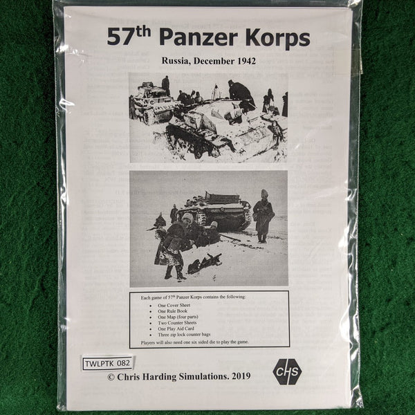 57th Panzer Korps - Russia, December '42 - Chris Harding Simulations - Excellent