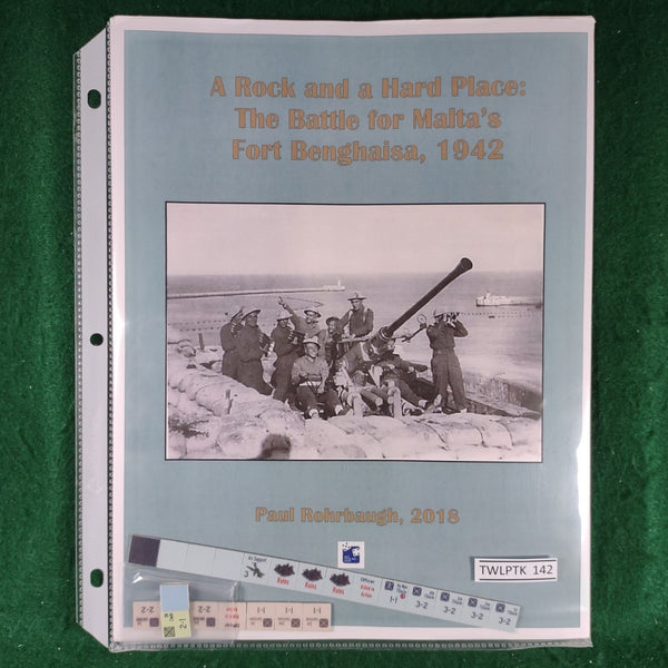 A Rock and a Hard Place: The Battle for Malta's Fort Benghaisa, 1942 - High Flying Dice Games - Excellent