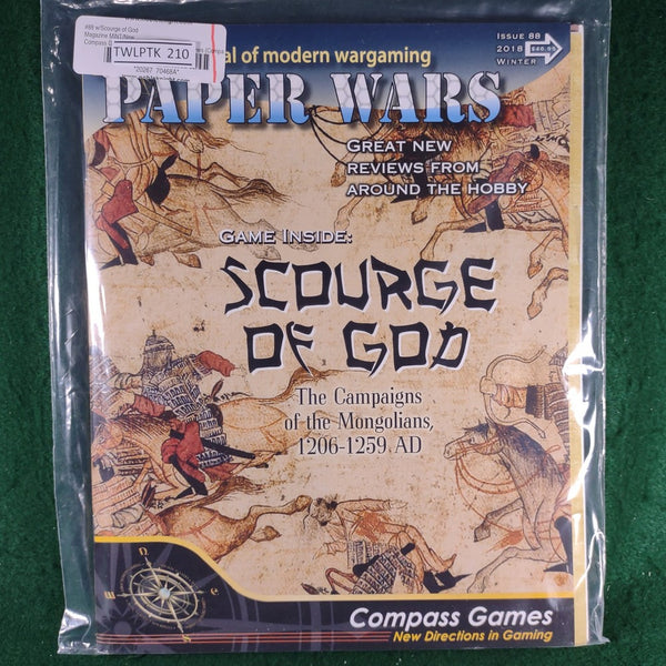 Scourge of God (Game + Magazine) - Compass Games - Unpunched