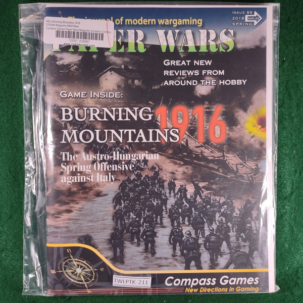 Burning Mountains 1916 (Game + Magazine) - Compass Games - Unpunched