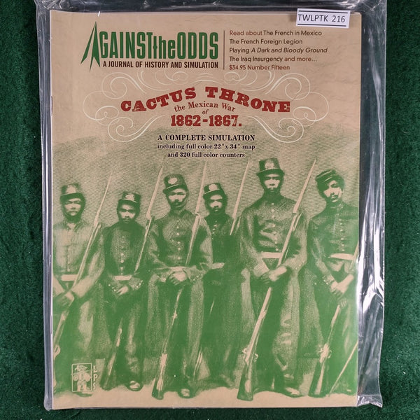 Cactus Throne: The Mexican War of 1862-1867 (Game + Magazine) - Against the Odds - Unpunched