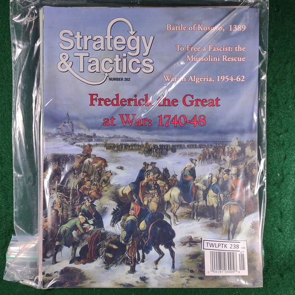 Frederick's War: War of the Austrian Succession (Game + Magazine) - Decision Games - Unpunched