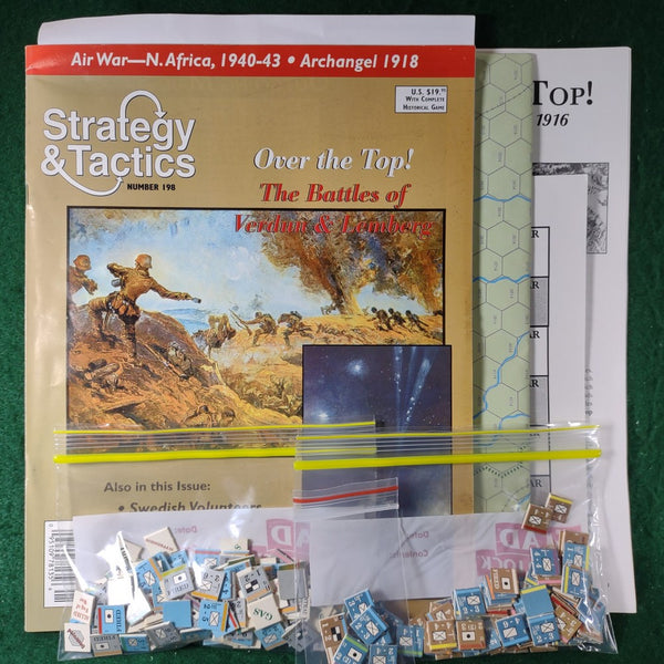 Over the Top: Lemberg 1914 and Verdun 1916 (Game + Magazine) - Decision Games - Very Good