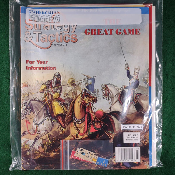 Asia Crossroads: The Great Game (Game + Magazine) - Decision Games - Unpunched