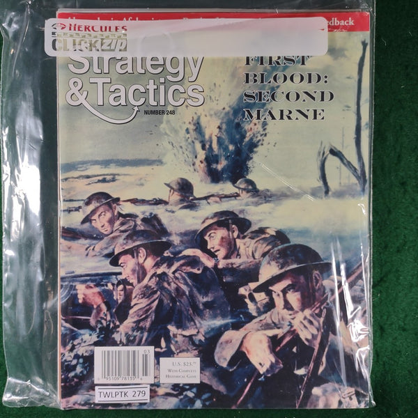 First Blood: Second Marne, 15 July 1918 (Game + Magazine) - Decision Games - Unpunched