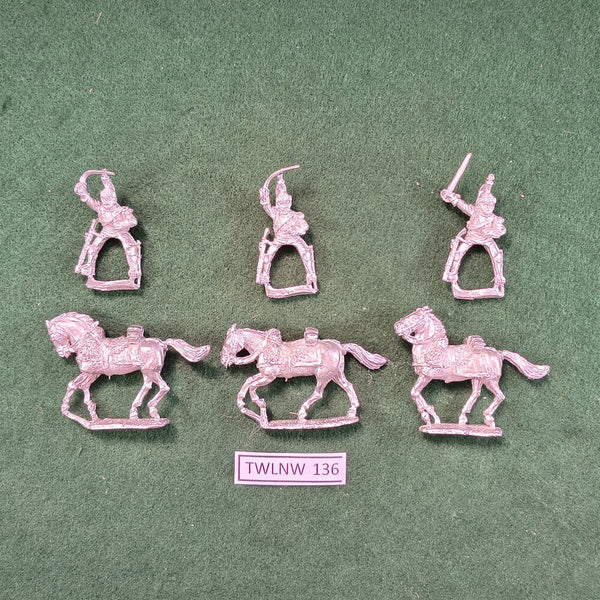 French Cuirassiers Charging with Swords Raised - FN61 - Perry Miniatures