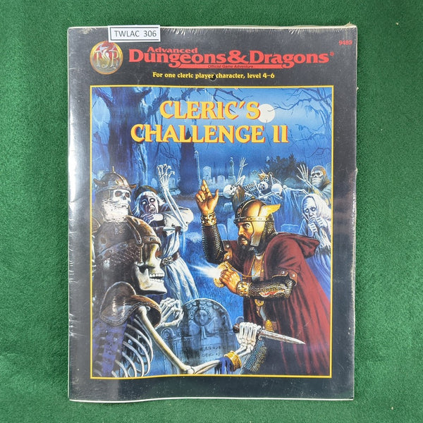 Cleric's Challenge II - AD&D 2nd Ed. - TSR - Softcover - In Shrinkwrap