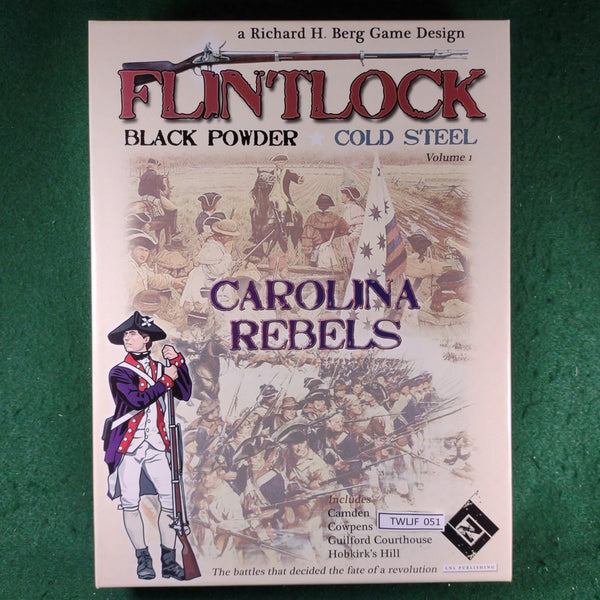 Flintlock: Black Powder, Cold Steel - Volume 1, Carolina Rebels - LNL Publishing - Unpunched