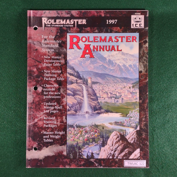 Rolemaster Annual 1997 - ICE 5506 - Rolemaster 3rd Ed RMSS - Softcover