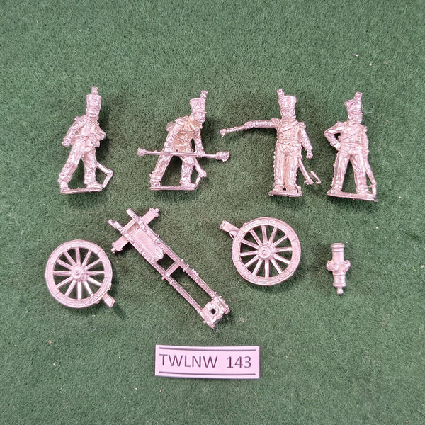 French Line Horse Artillery Firing 5.5 Inch Howitzer - FN131 - Perry Miniatures