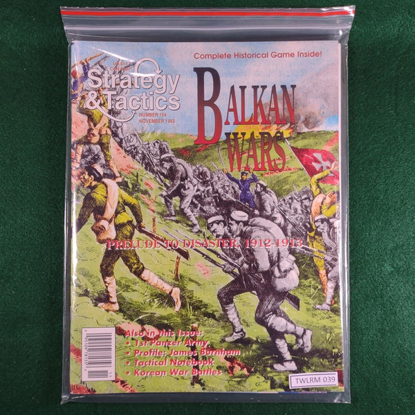 Balkan Wars: Prelude to Disaster, 1912-1913 (Game + Magazine) - S&T 164 - Decision Games - Unpunched