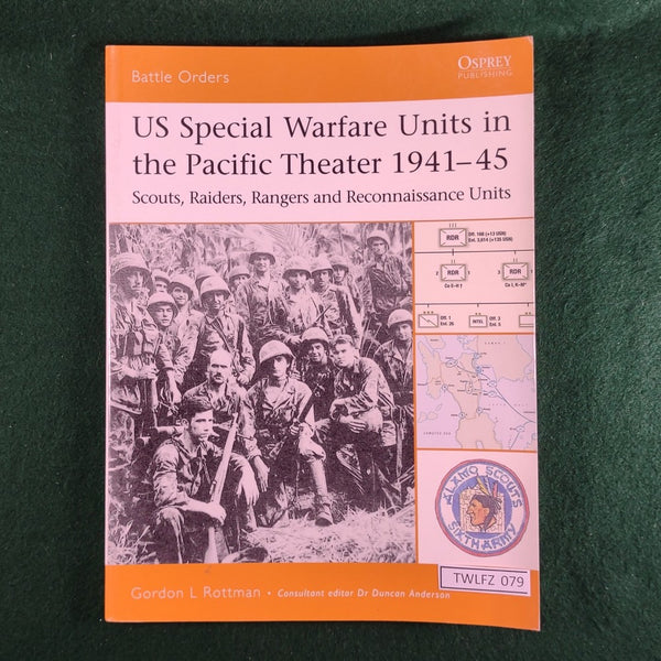 US Special Warfare Units in the Pacific Theater 1941-45 - Battle Orders 12 - Osprey - Softcover - Very Good