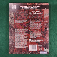 Weapon Law: Firearms - ICE 5524 - Rolemaster 3rd Ed. RMSS - Softcover