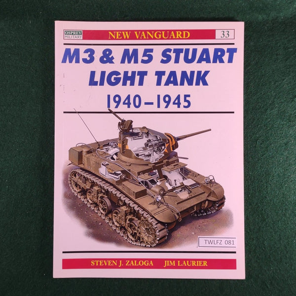 M3 & M5 Stuart Light Tank 1940-1945 - NV 33 - Osprey - Softcover - Good