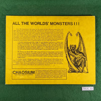 All the World's Monsters, Volume III - Chaosium - Softcover