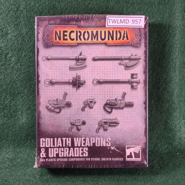 Goliath Weapons and Upgrades - Necromunda - Games Workshop - In Shrinkwrap