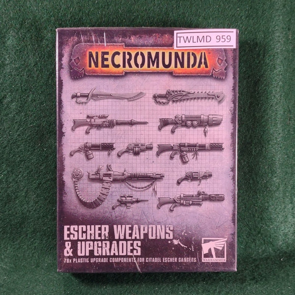 Escher Weapons and Upgrades - Necromunda - Games Workshop - In Shrinkwrap