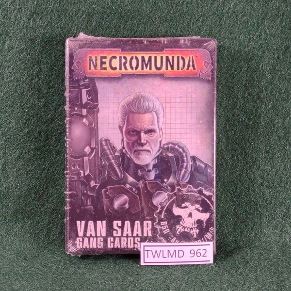 Van Saar Gang Cards - Necromunda - Games Workshop - In Shrinkwrap