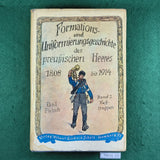 Formations and Uniforms of the Prussian Army (2 Volumes, German) - Paul Pietsch - Hardcover